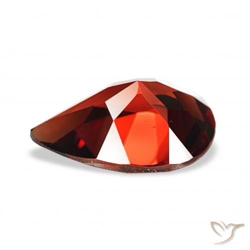 Almandine Garnet Gemstone in 12 x 8 mm (calibrated) Size for Sale, Almandine Garnet Stone in Deep Red Color