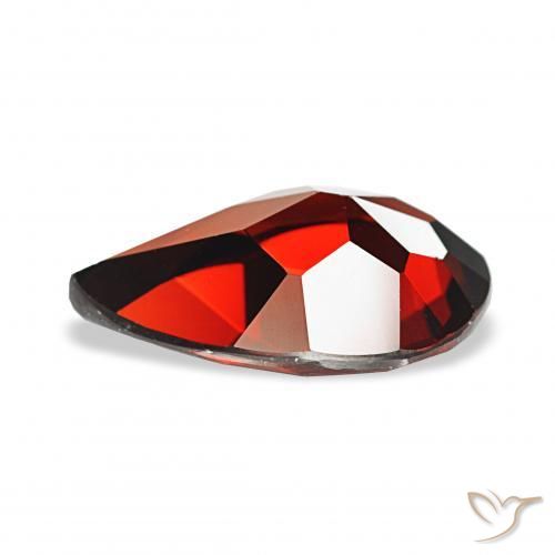 Almandine Garnet Gemstone in 12 x 8 mm (calibrated) Size for Sale, Almandine Garnet Stone in Medium Red Color