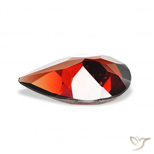 Almandine Garnet Gemstone in 12 x 8 mm (calibrated) Size for Sale, Almandine Garnet Stone in Medium Red Color