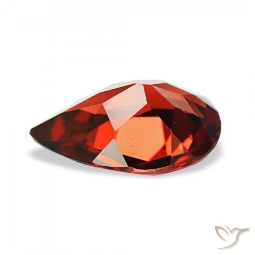 Almandine Garnet Gemstone in 11.1 x 7.7 mm Size for Sale, Almandine Garnet Stone in Deep Red Color