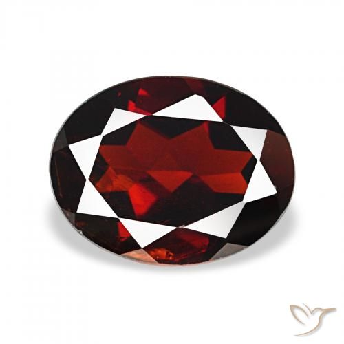 2.02ct Dark Red Almandine Garnet, Oval, VS