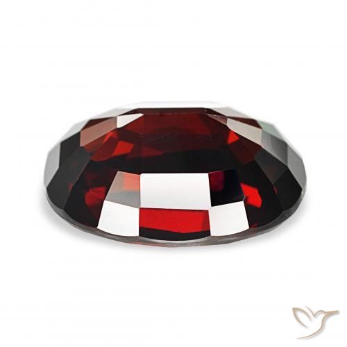 Almandine Garnet Gemstone in 12 x 10 mm (calibrated) Size for Sale, Almandine Garnet Stone in Deep Red Color