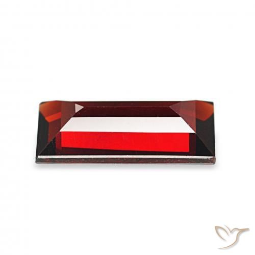Almandine Garnet Gemstone in 9.9 x 4.9 mm Size for Sale, Almandine Garnet Stone in Dark Red Color