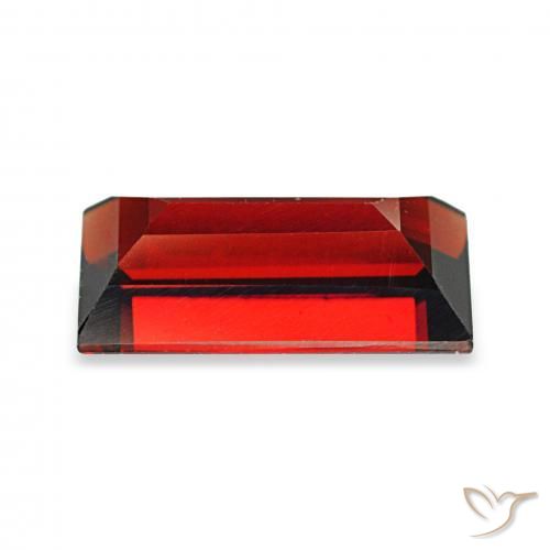 Almandine Garnet Gemstone in 10 x 4.9 mm Size for Sale, Almandine Garnet Stone in Deep Red Color