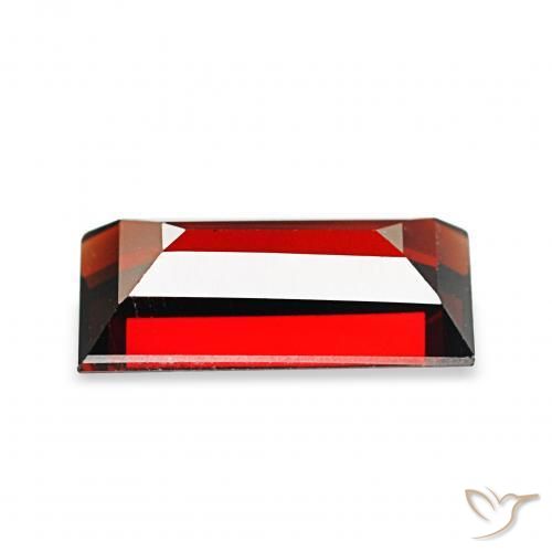 Almandine Garnet Gemstone in 10 x 5.1 mm Size for Sale, Almandine Garnet Stone in Dark Red Color