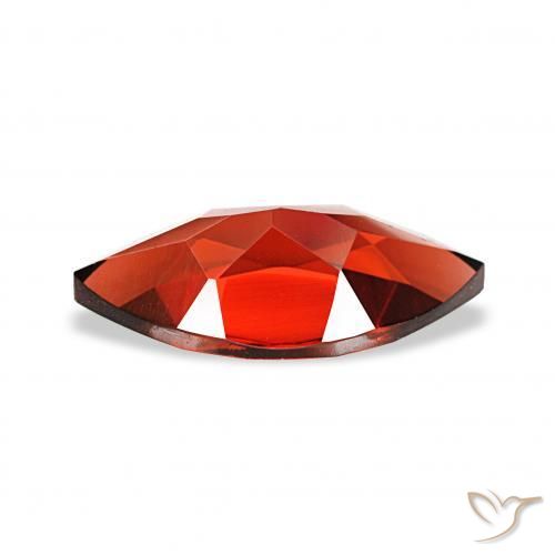 Almandine Garnet Gemstone in 12 x 6 mm (calibrated) Size for Sale, Almandine Garnet Stone in Deep Red Color