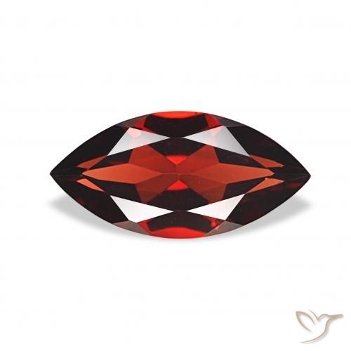 1.86ct Dark Red Almandine Garnet, Marquise, VVS