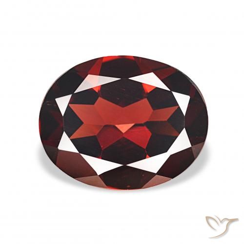 3.73ct Deep Blood Red Almandine Garnet, Oval, VVS