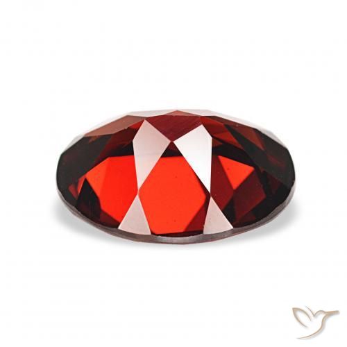 Almandine Garnet Gemstone in 10 x 8 mm (calibrated) Size for Sale, Almandine Garnet Stone in Deep Blood Red Color