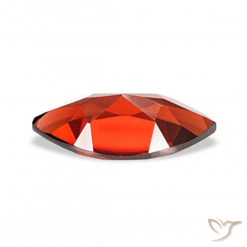 Almandine Garnet Gemstone in 12 x 6 mm (calibrated) Size for Sale, Almandine Garnet Stone in Dark Red Color