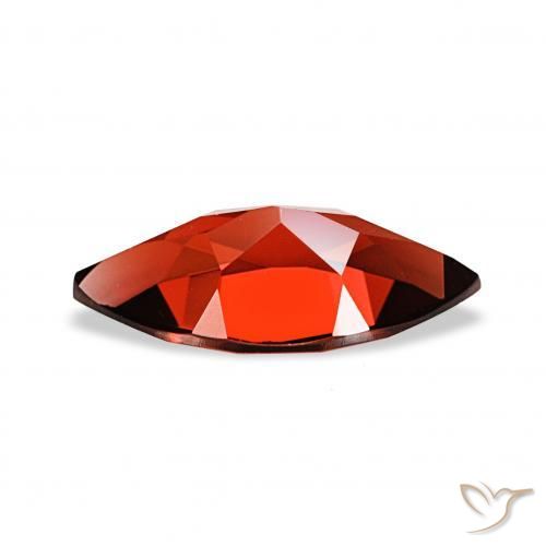 Almandine Garnet Gemstone in 12 x 6 mm (calibrated) Size for Sale, Almandine Garnet Stone in Dark Red Color