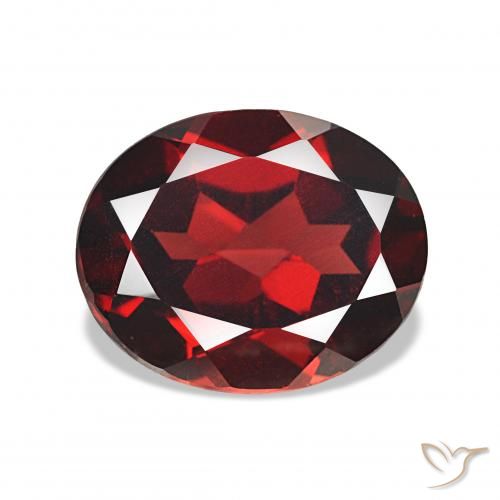 4.42ct Deep Red Almandine Garnet, Oval, VVS
