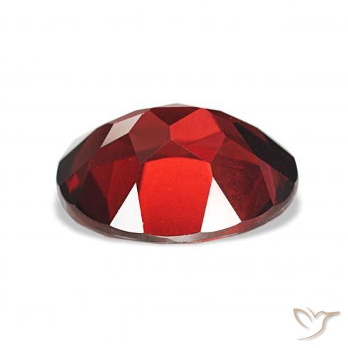 Almandine Garnet Gemstone in 11 x 9 mm (calibrated) Size for Sale, Almandine Garnet Stone in Deep Red Color