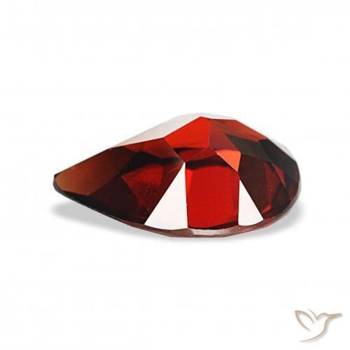 Almandine Garnet Gemstone in 12 x 8 mm (calibrated) Size for Sale, Almandine Garnet Stone in Deep Red Color