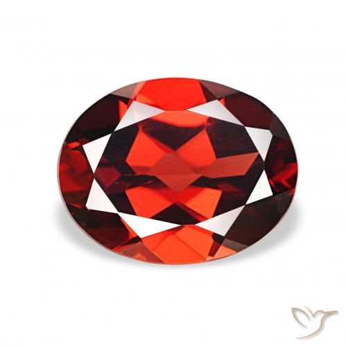 2.18ct Medium Red Almandine Garnet, Oval, VVS-VS