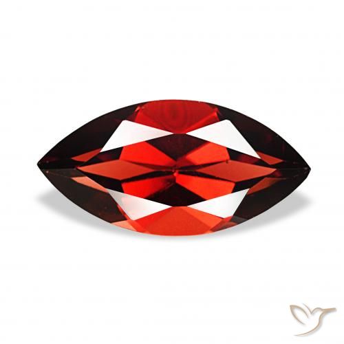 2.14ct Dark Red Almandine Garnet, Marquise, VVS-VS