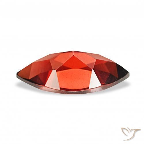 Almandine Garnet Gemstone in 12 x 6 mm (calibrated) Size for Sale, Almandine Garnet Stone in Dark Red Color