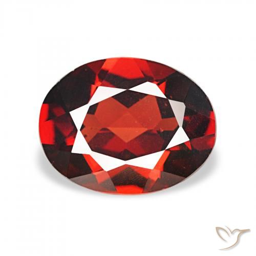 1.72ct Deep Red Almandine Garnet, Oval, VVS-VS