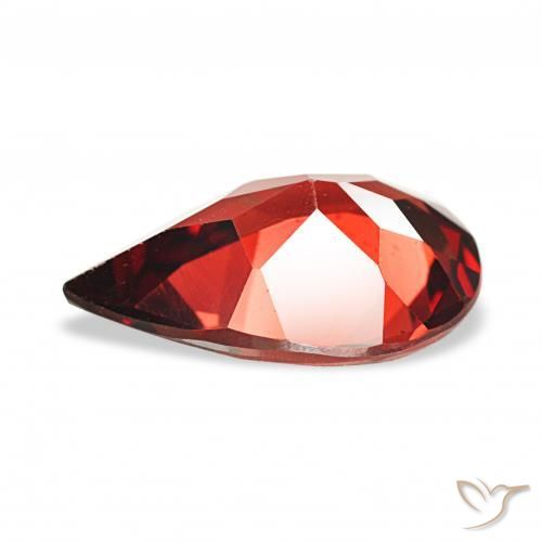 Almandine Garnet Gemstone in 12 x 8 mm (calibrated) Size for Sale, Almandine Garnet Stone in Deep Blood Red Color