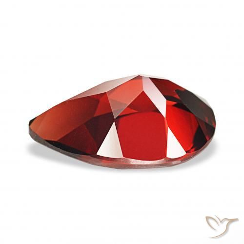 Almandine Garnet Gemstone in 12 x 8 mm (calibrated) Size for Sale, Almandine Garnet Stone in Deep Red Color