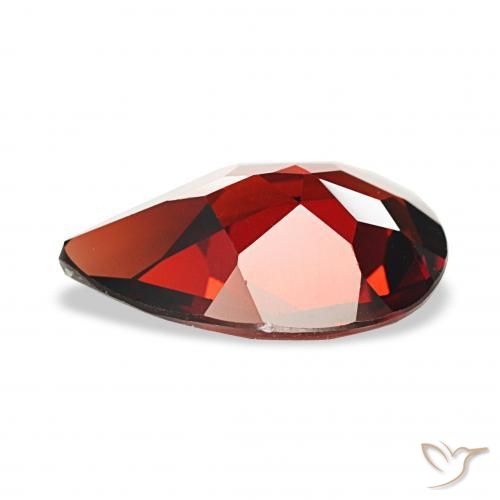 Almandine Garnet Gemstone in 12 x 8 mm (calibrated) Size for Sale, Almandine Garnet Stone in Dark Red Color