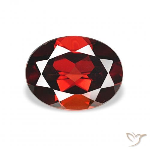2.18ct Deep Red Almandine Garnet, Oval, VVS
