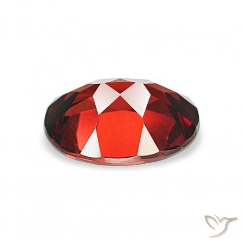 Almandine Garnet Gemstone in 9 x 7 mm (calibrated) Size for Sale, Almandine Garnet Stone in Deep Red Color