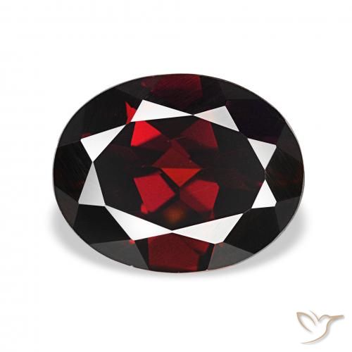 2.66ct Blackish Red Almandine Garnet, Oval, VVS