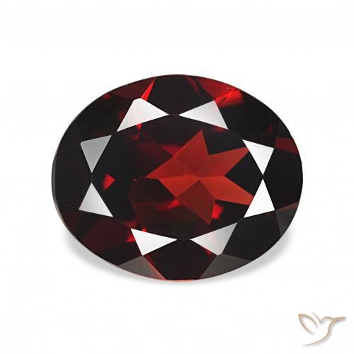3.59ct Dark Red Almandine Garnet, Oval, VVS