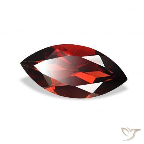 2.00 ct Red Almandine Garnet Stone, Natural Almandine Garnet in Marquise Facet Shape for Sale
