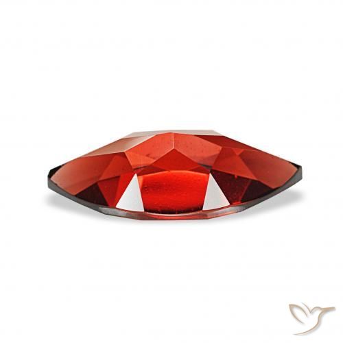 Almandine Garnet Gemstone in 12 x 6 mm (calibrated) Size for Sale, Almandine Garnet Stone in Deep Red Color
