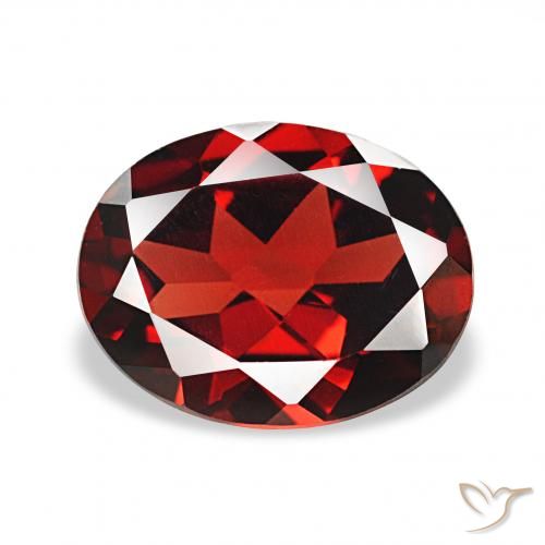 2.16ct Deep Red Almandine Garnet, Oval, VVS