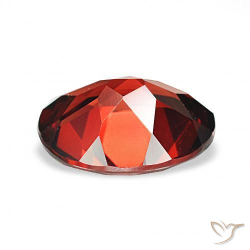 Almandine Garnet Gemstone in 9 x 7 mm (calibrated) Size for Sale, Almandine Garnet Stone in Deep Red Color