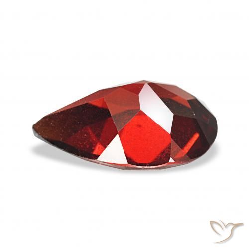 Almandine Garnet Gemstone in 12 x 8 mm (calibrated) Size for Sale, Almandine Garnet Stone in Deep Blood Red Color
