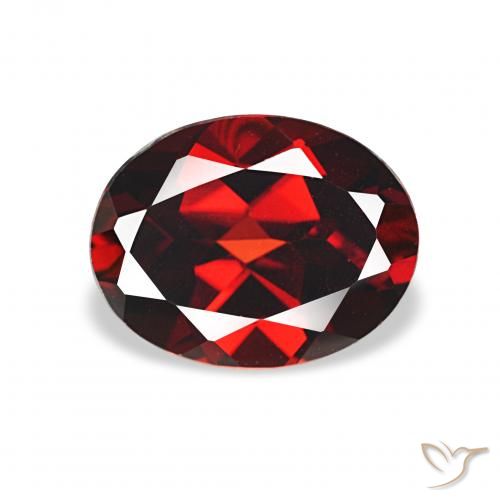 2.40ct Deep Blood Red Almandine Garnet, Oval, VS