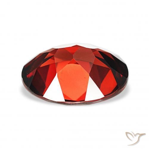 Almandine Garnet Gemstone in 11 x 9 mm (calibrated) Size for Sale, Almandine Garnet Stone in Deep Red Color