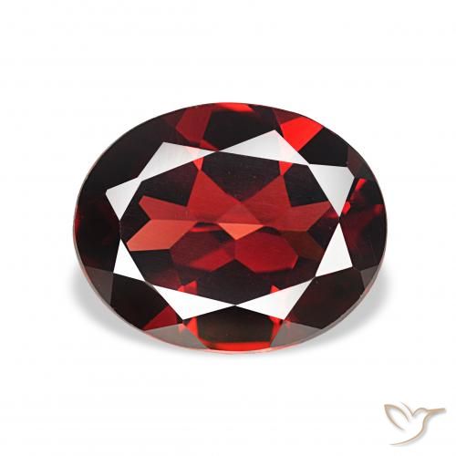 3.78ct Deep Red Almandine Garnet, Oval, VVS