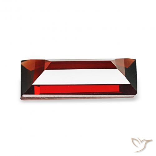Almandine Garnet Gemstone in 10 x 5.1 mm Size for Sale, Almandine Garnet Stone in Deep Red Color