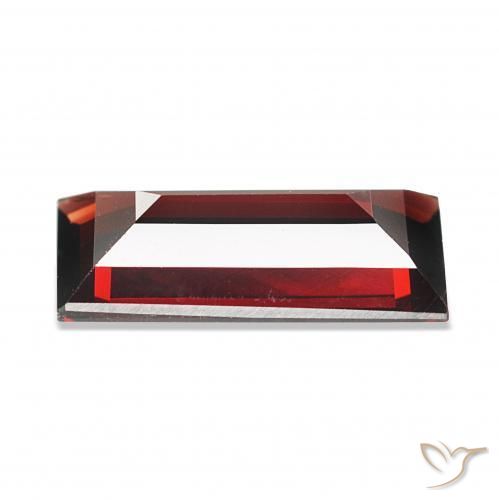 Almandine Garnet Gemstone in 10 x 5.1 mm Size for Sale, Almandine Garnet Stone in Dark Red Color