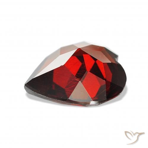 Almandine Garnet Gemstone in 7.7 x 7.7 mm Size for Sale, Almandine Garnet Stone in Deep Red Color