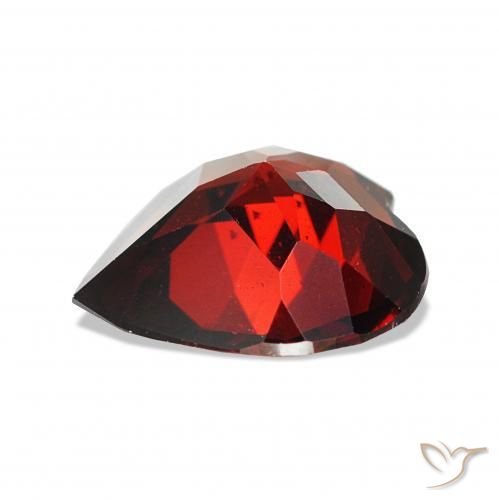 Almandine Garnet Gemstone in 8 x 8 mm (calibrated) Size for Sale, Almandine Garnet Stone in Deep Red Color