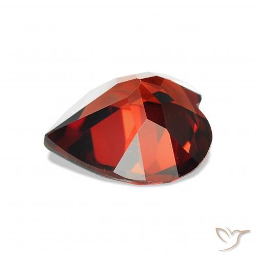 Almandine Garnet Gemstone in 7 x 7 mm (calibrated) Size for Sale, Almandine Garnet Stone in Currant Red Color