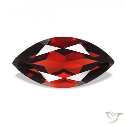 2.11ct Deep Blood Red Almandine Garnet, Marquise, VVS