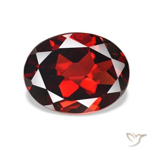 2.20ct Deep Blood Red Almandine Garnet, Oval, VVS