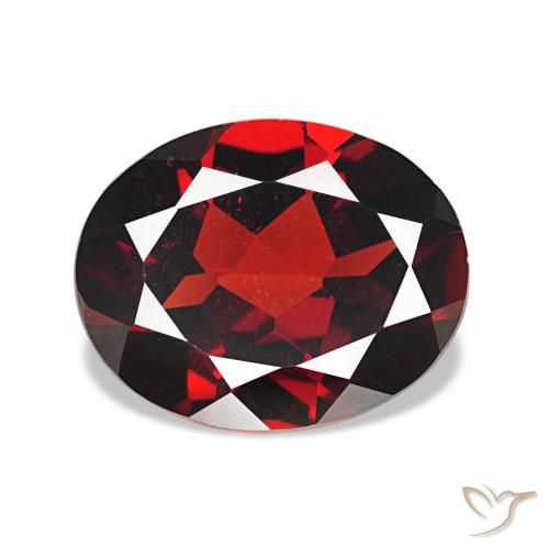 2.82ct Dark Red Almandine Garnet, Oval, VVS