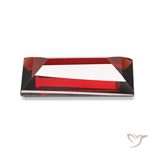 Almandine Garnet Gemstone in 9.9 x 4.9 mm Size for Sale, Almandine Garnet Stone in Dark Red Color