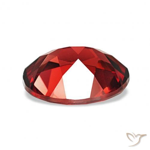 Almandine Garnet Gemstone in 9 x 7 mm (calibrated) Size for Sale, Almandine Garnet Stone in Deep Blood Red Color