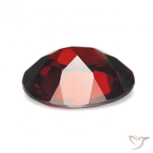 Almandine Garnet Gemstone in 10 x 8 mm (calibrated) Size for Sale, Almandine Garnet Stone in Dark Red Color