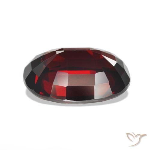Almandine Garnet Gemstone in 12 x 10 mm (calibrated) Size for Sale, Almandine Garnet Stone in Blackish Red Color