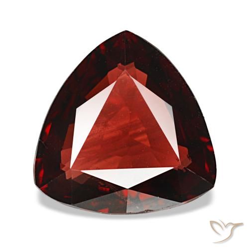 3.27ct Red Almandine Garnet, Trillion, VS